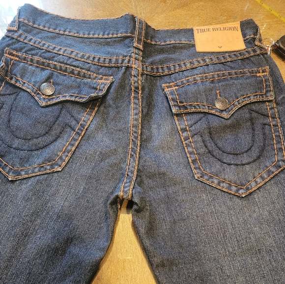 True Religion Other - True Religion Ricky Relaxed Straight Size 38 Dark Denim Jean